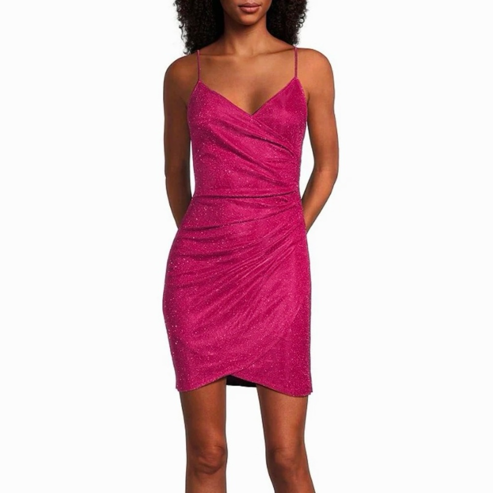 Magenta Sparkle Dress  S